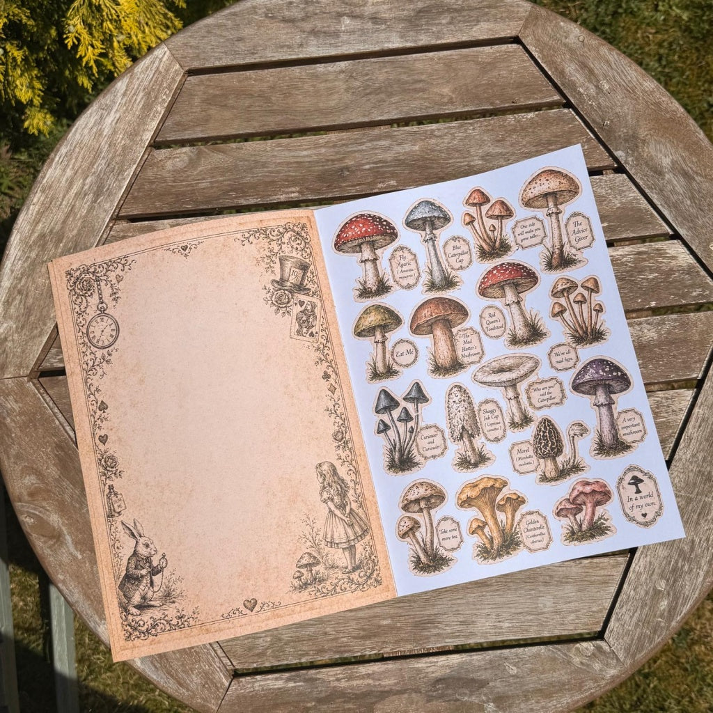 Curiosities from Wonderland Paper Book - A4