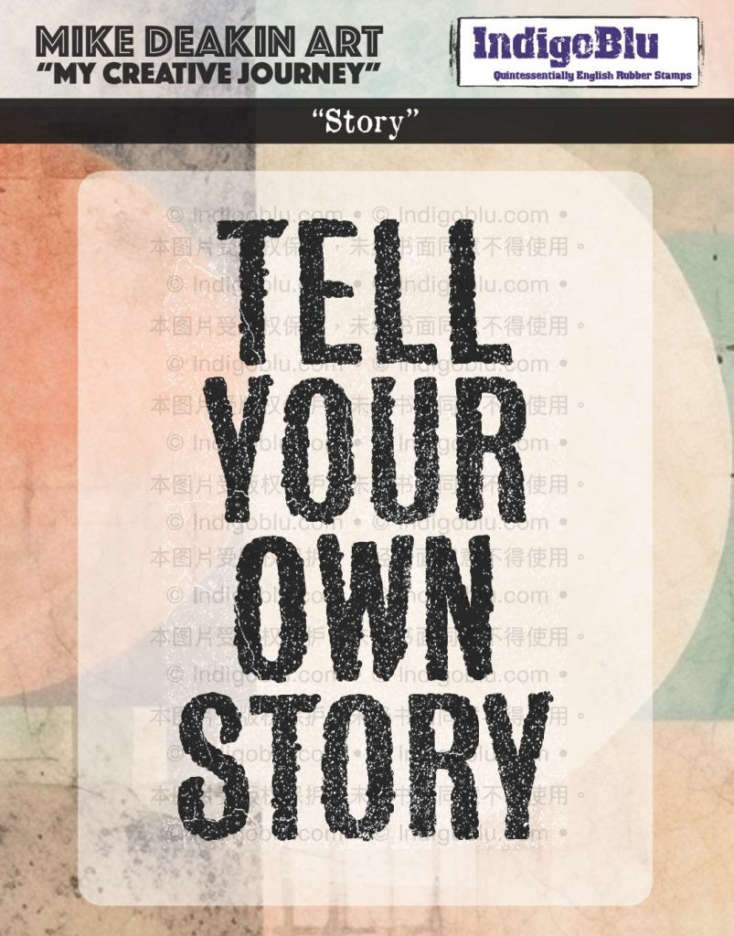 Story Solo Red Rubber Stamps