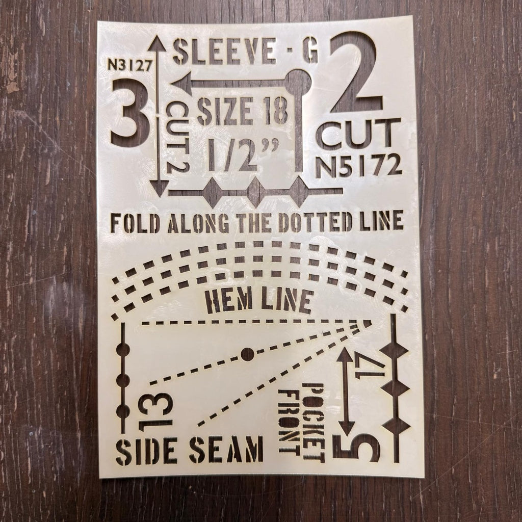 Stencil - Sew Lovely (8x5 inch)