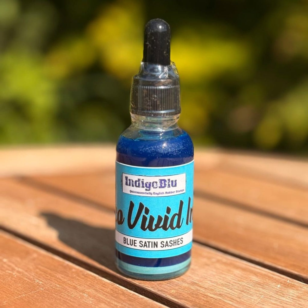 Eco Vivid Ink - Blue Satin Sashes