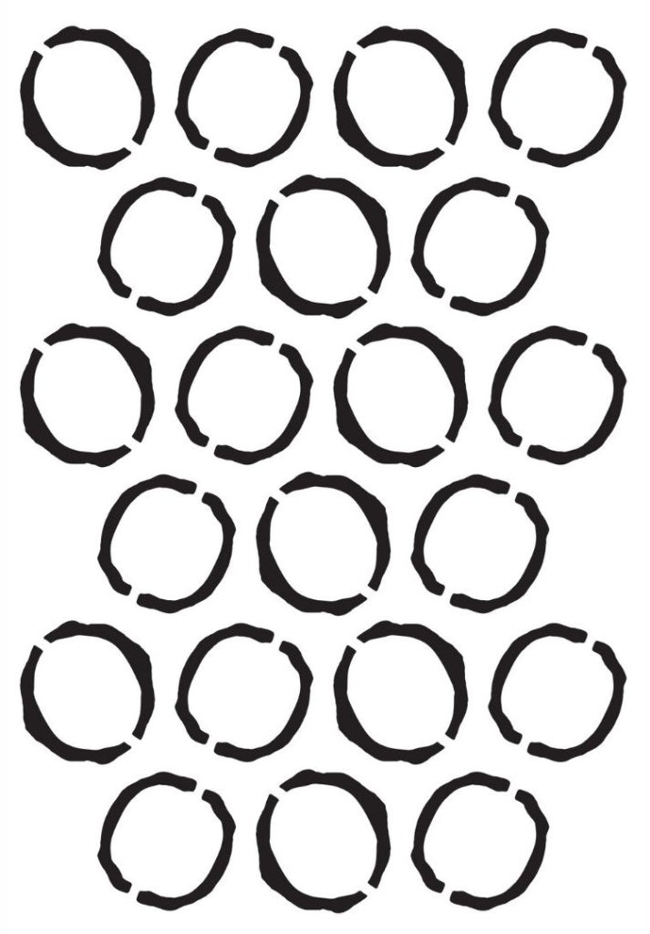 Stencil - Large Circle Outline (8x5 inch)