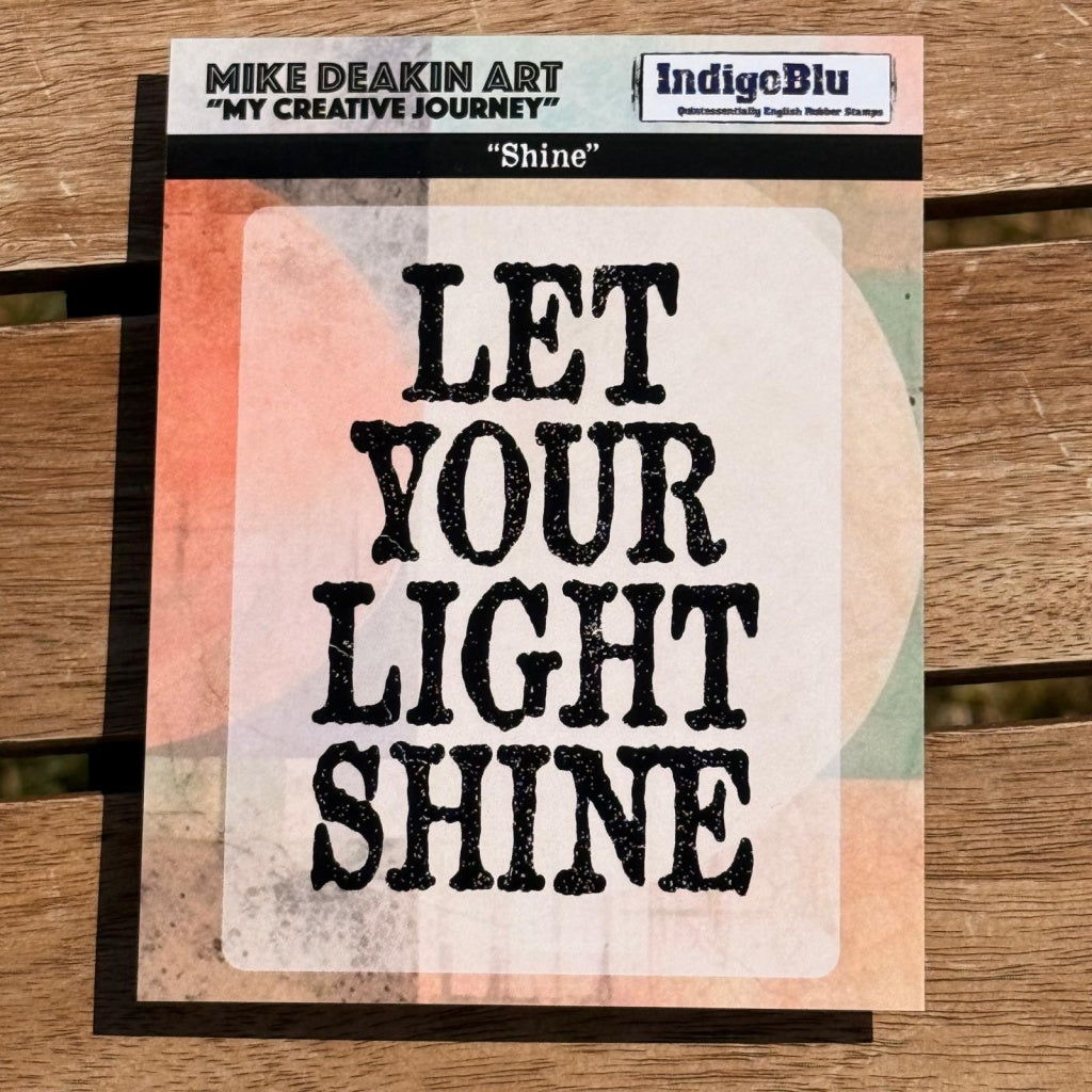 Shine Solo Red Rubber Stamps