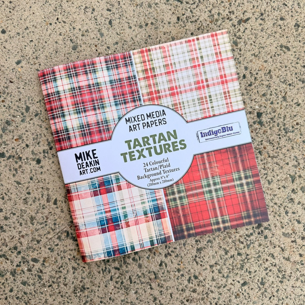 Tartan Textures Paper Book - 8" x 8"
