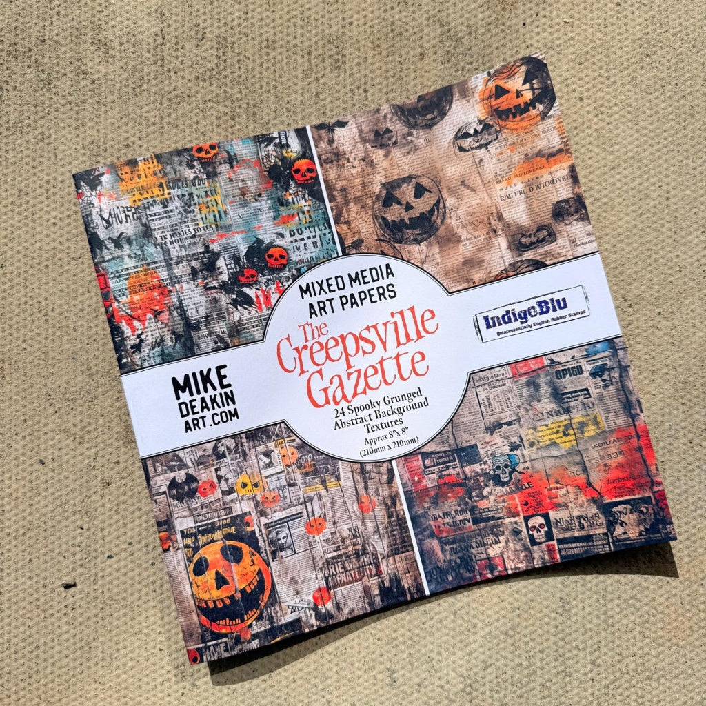 The Creepsville Gazette Paper Book - 8" x 8"