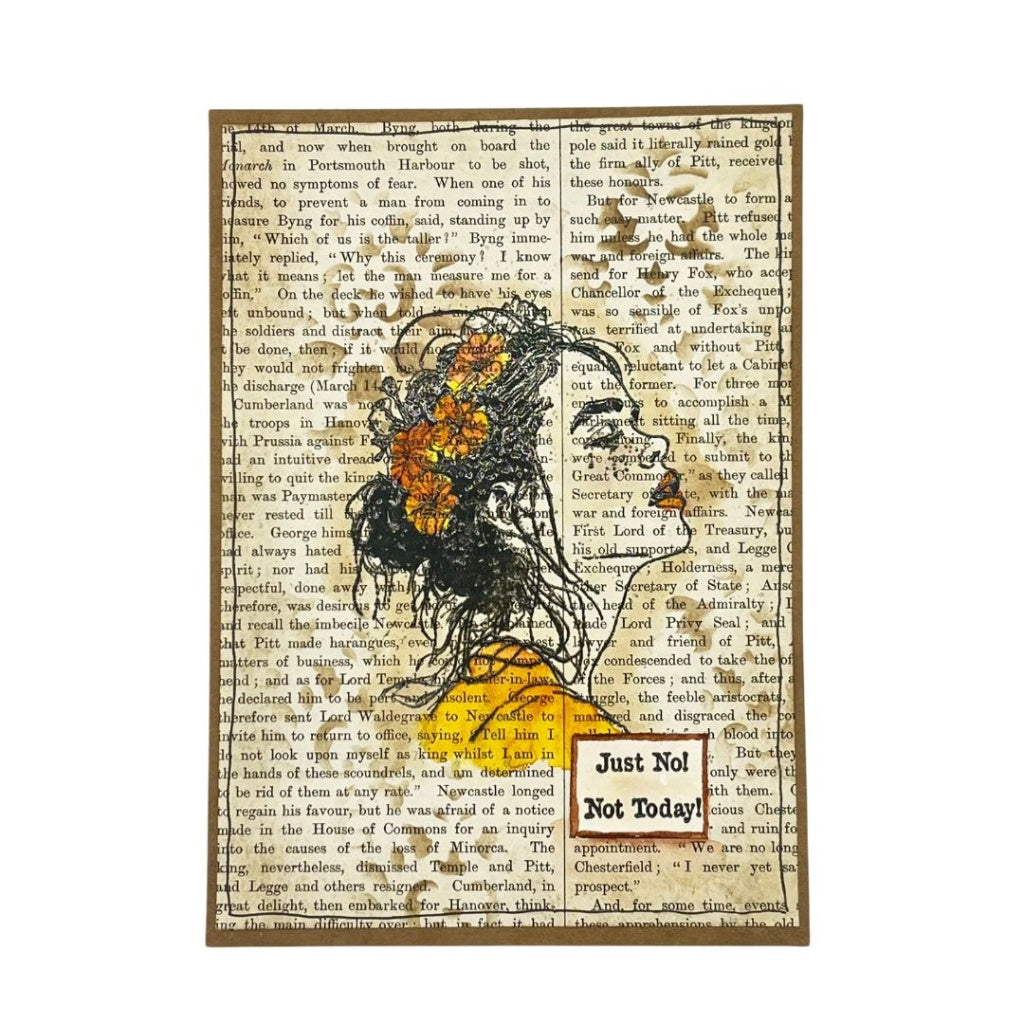 Florence A6 Red Rubber Stamp
