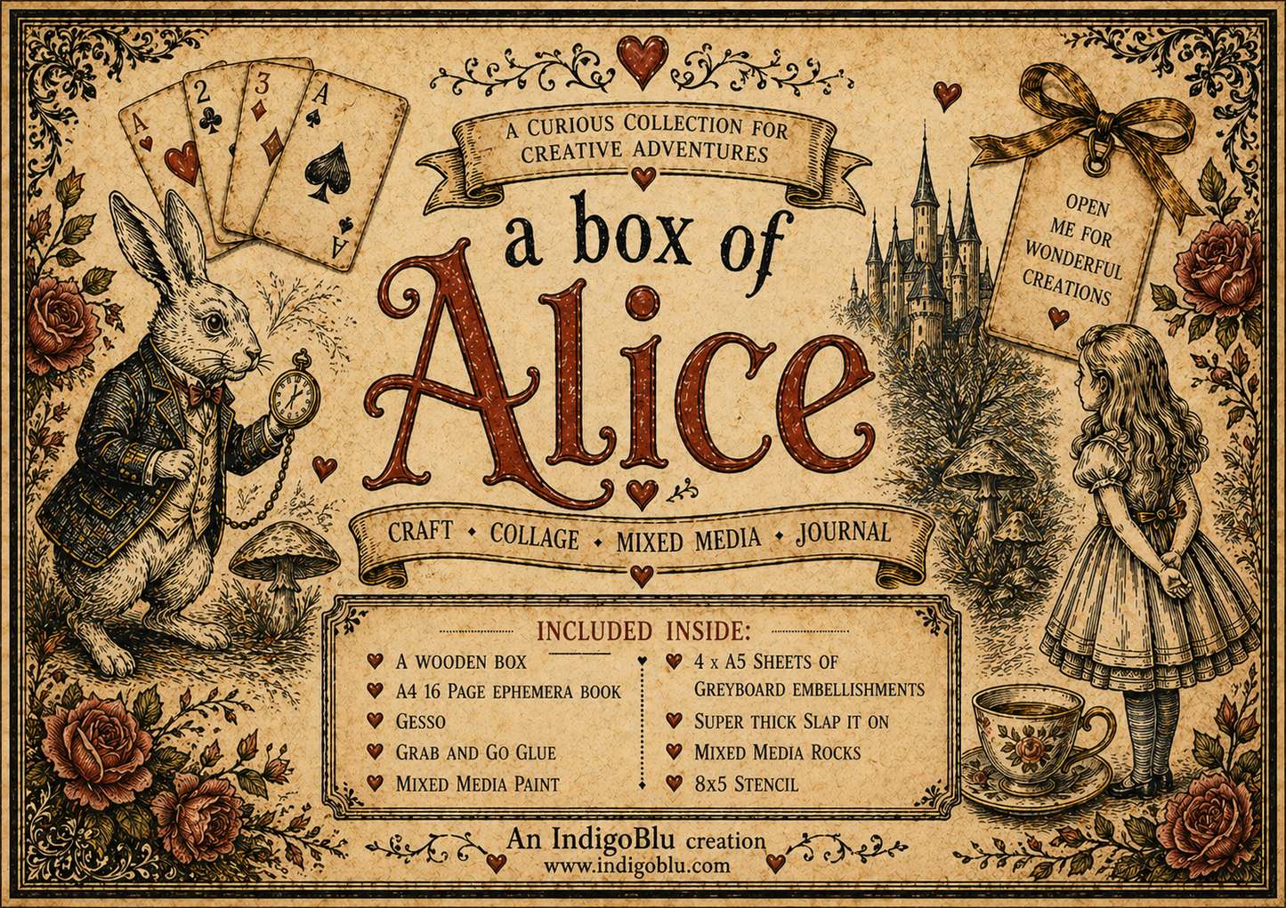 MEGA Mixed Media Box No.3 - Box of Alice - PRE-ORDER