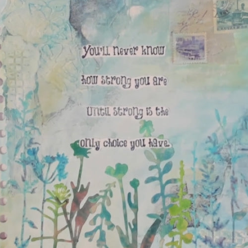 Art Journaling No.12 Video Class