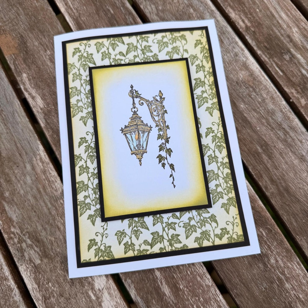 Forgotten Conservatory A5 Red Rubber Stamp