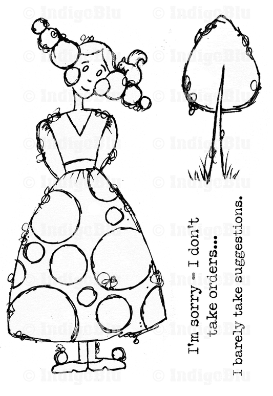 Digi Stamp - Hazel