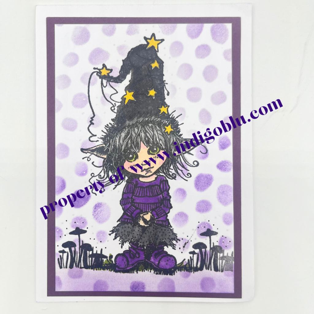 Dress Up - Elf A6 Red Rubber Stamp
