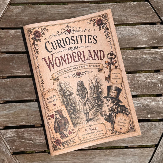 Curiosities from Wonderland Paper Book - A4