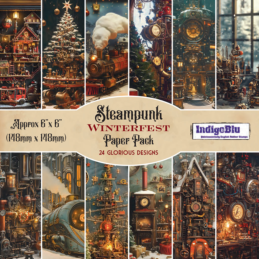 Digi Papers - Steampunk Winterfest 6x6