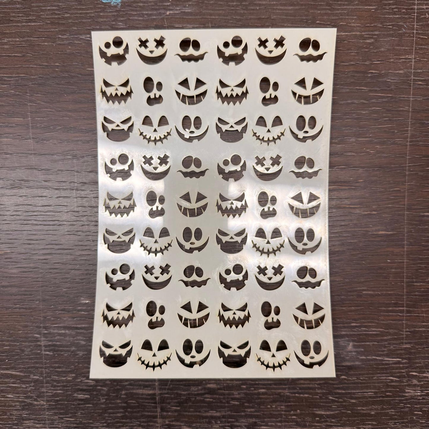 Stencil - Pumpkins (8x5 inch)