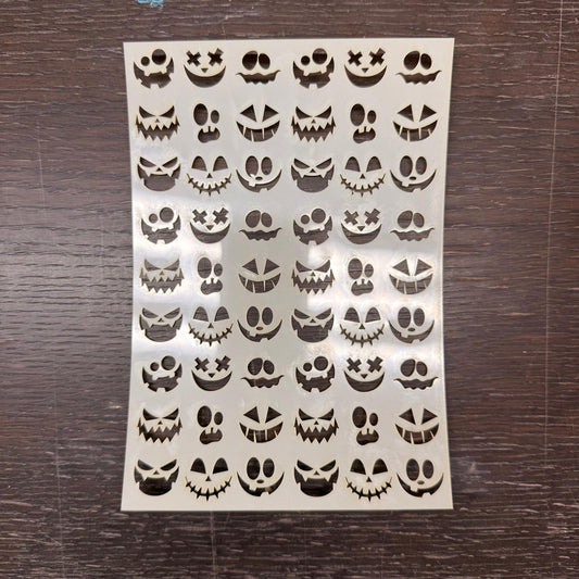 Stencil - Pumpkins (8x5 inch)