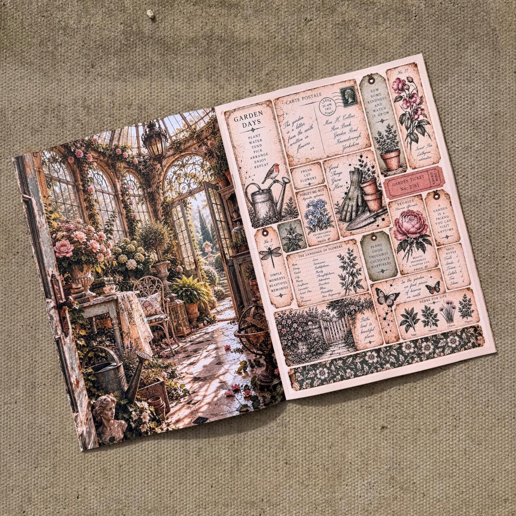 The Forgotten Conservatory Paper Book - A4