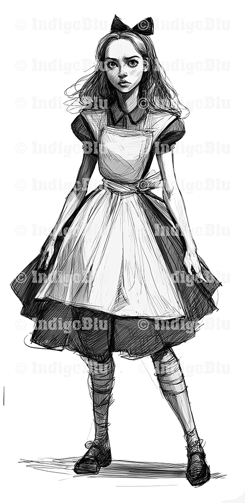 Digi Stamp - Who is Alice