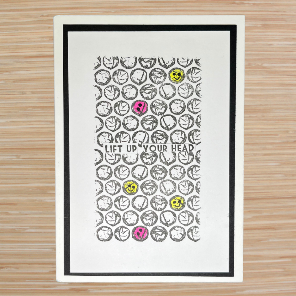 Wrapped Solo Red Rubber Stamps