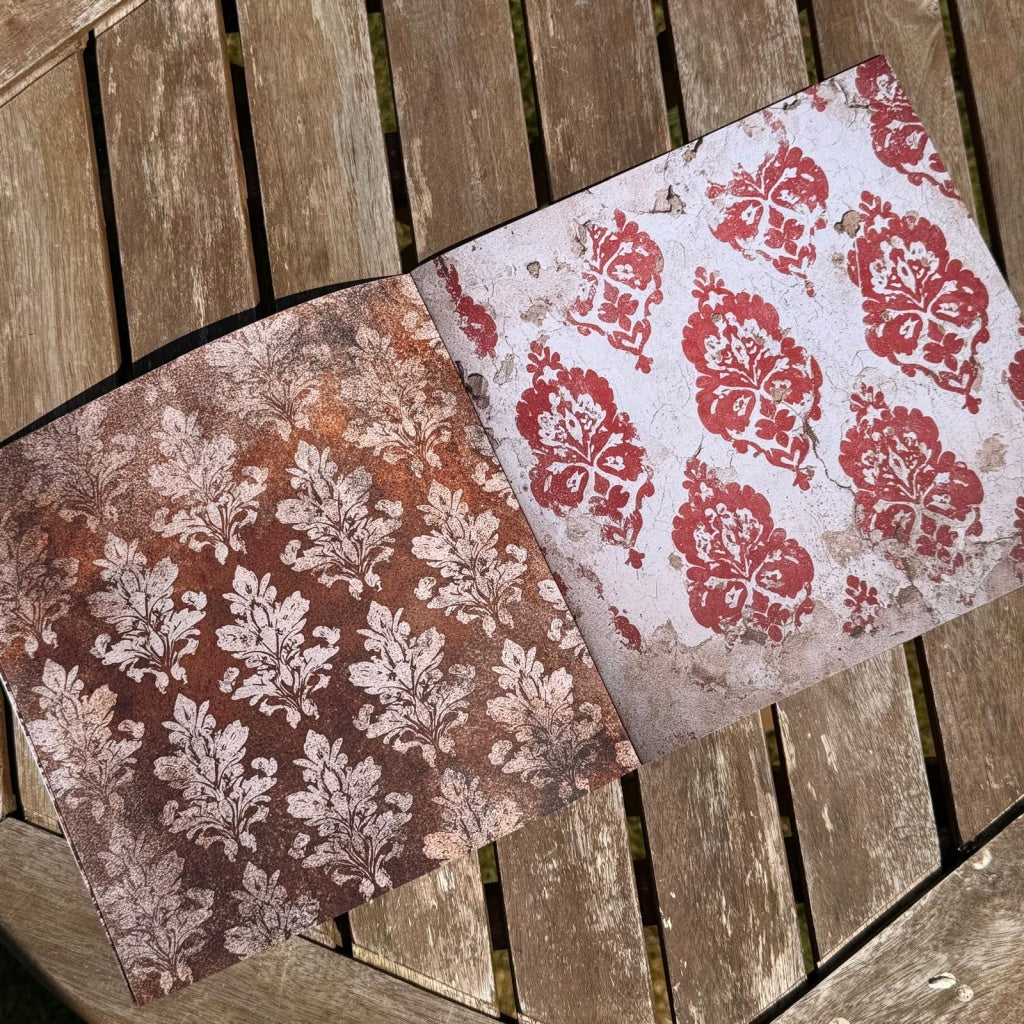 Delicious Damask Paper Book - 8" x 8"