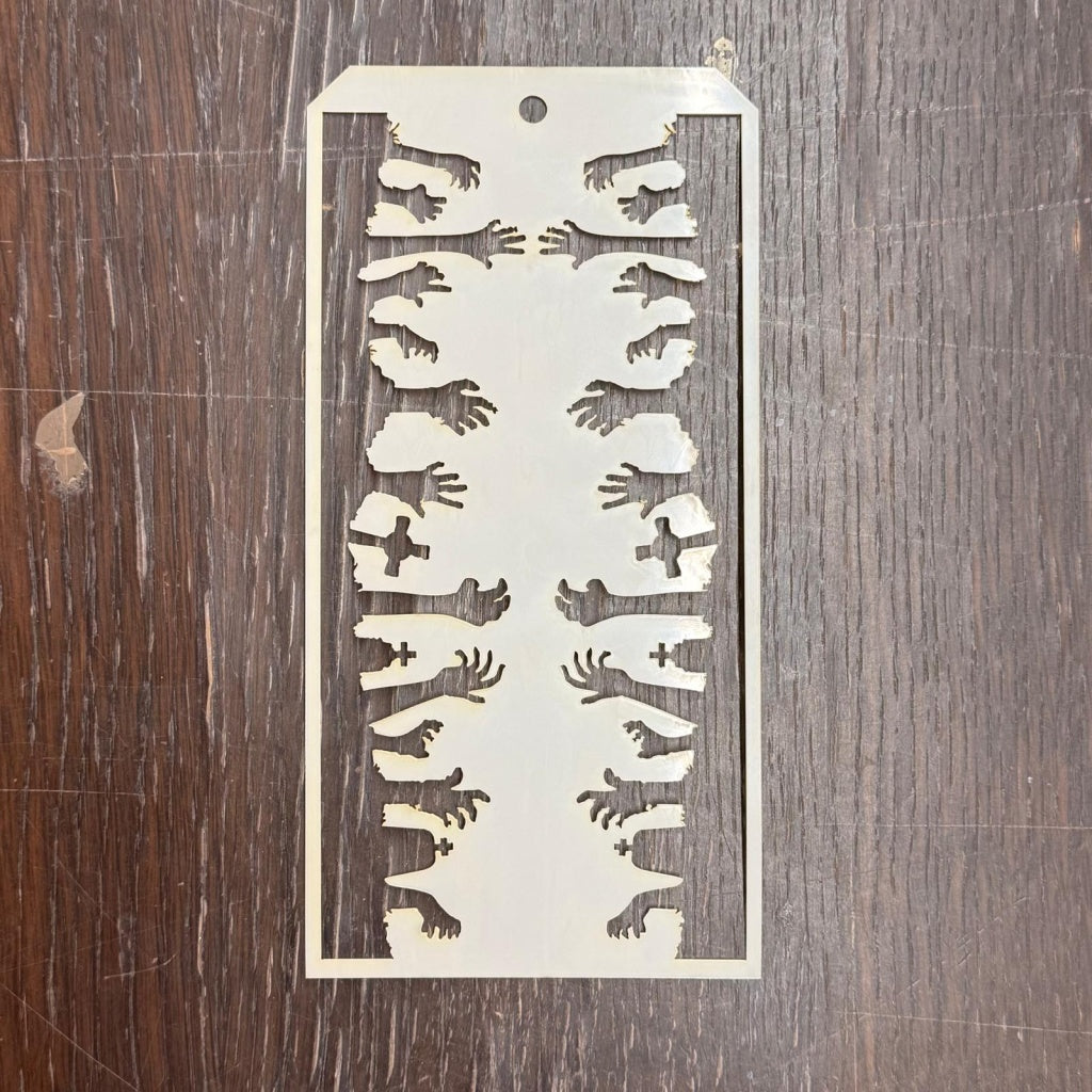 Stencil - Zombie Hands (DL Size)