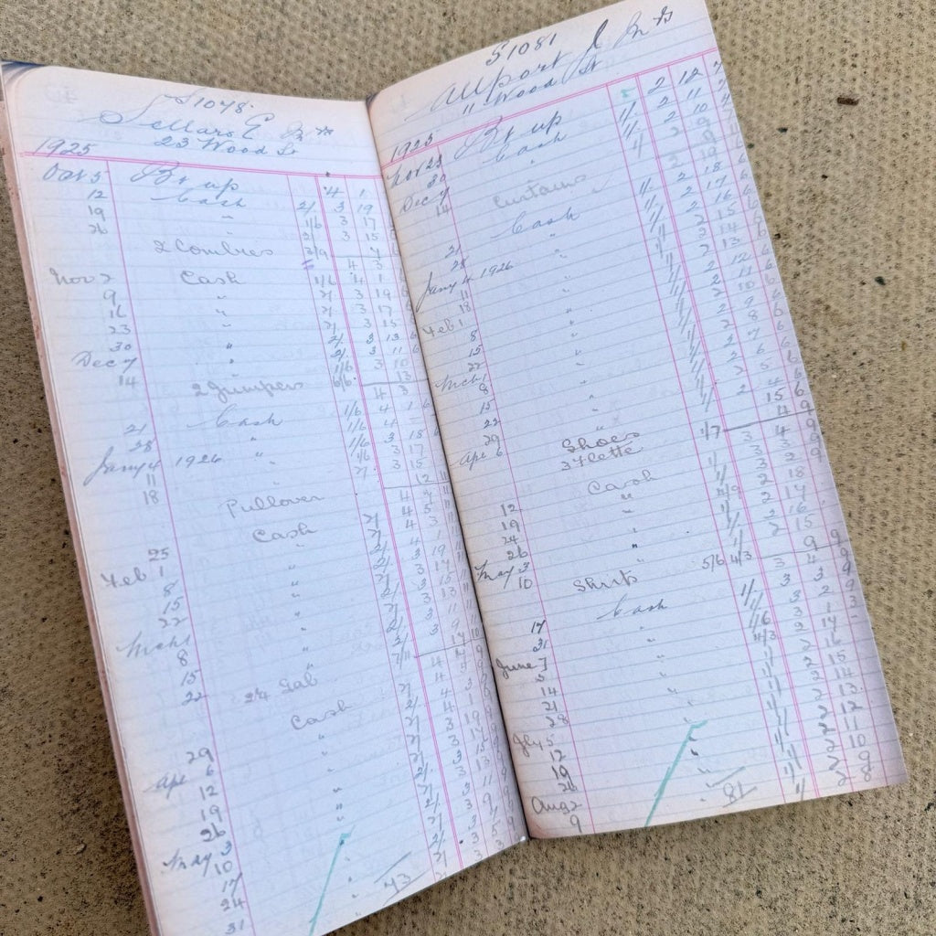 Small Ledger Paper Book - DL