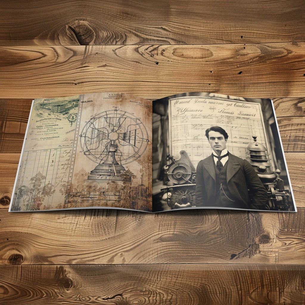 Gentlemen of Science Paper Book - 8" x 8"