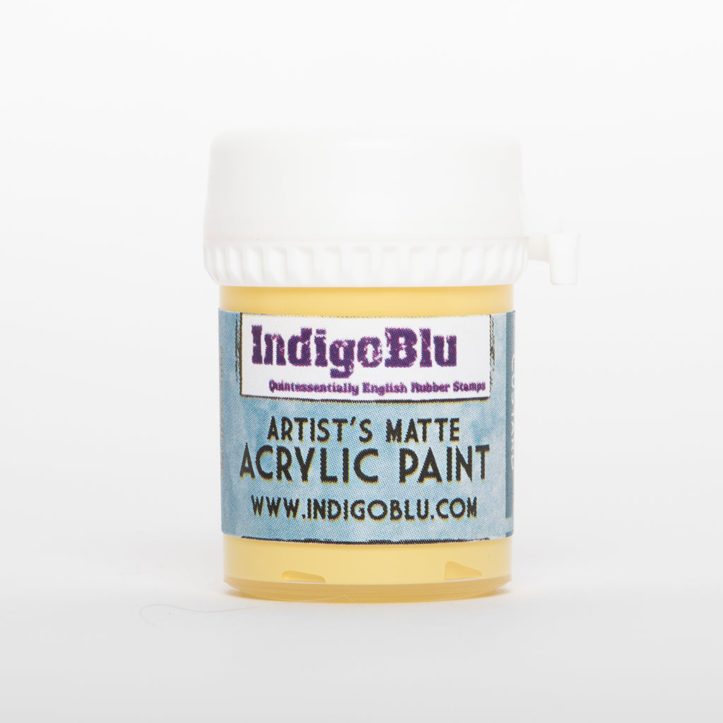 Artists Matte Acrylic Paint - Banana Custard (20ml)