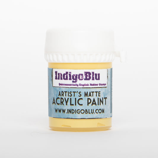 Artists Matte Acrylic Paint - Banana Custard (20ml)