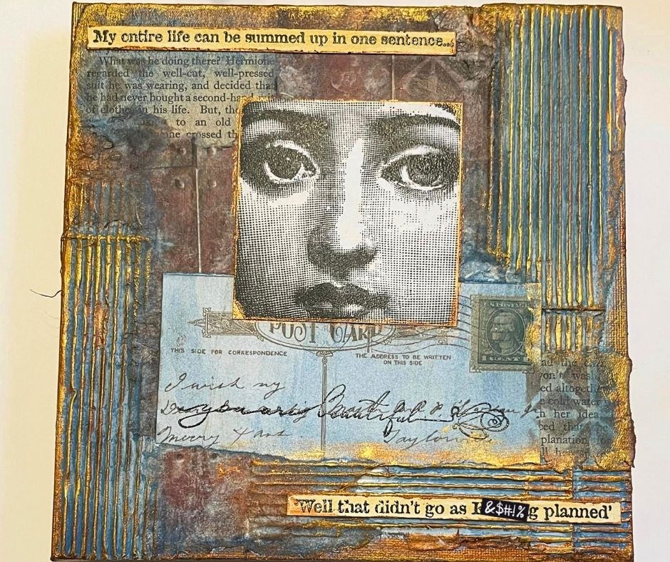 The F Word A5 Red Rubber Stamp