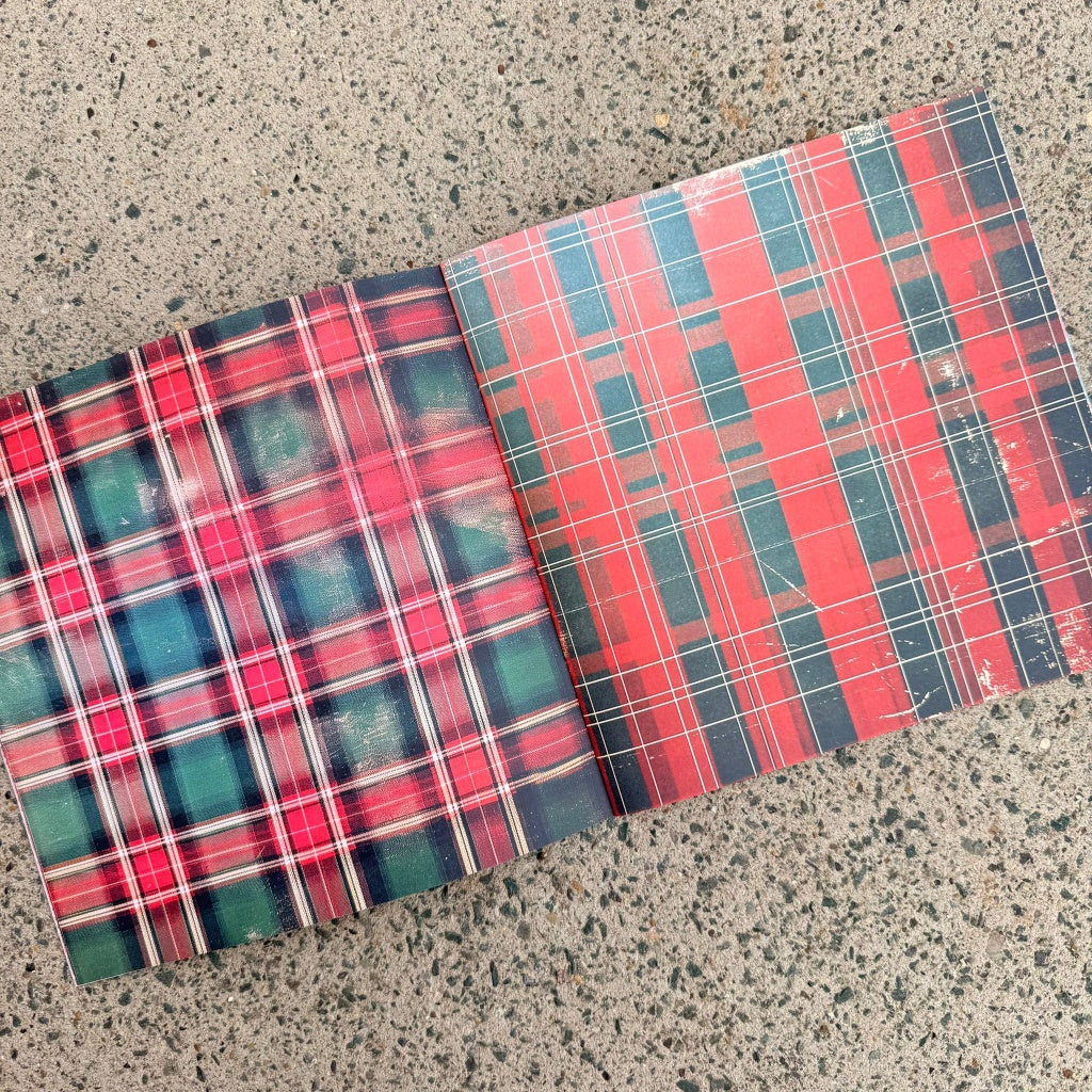 Tartan Textures Paper Book - 8" x 8"