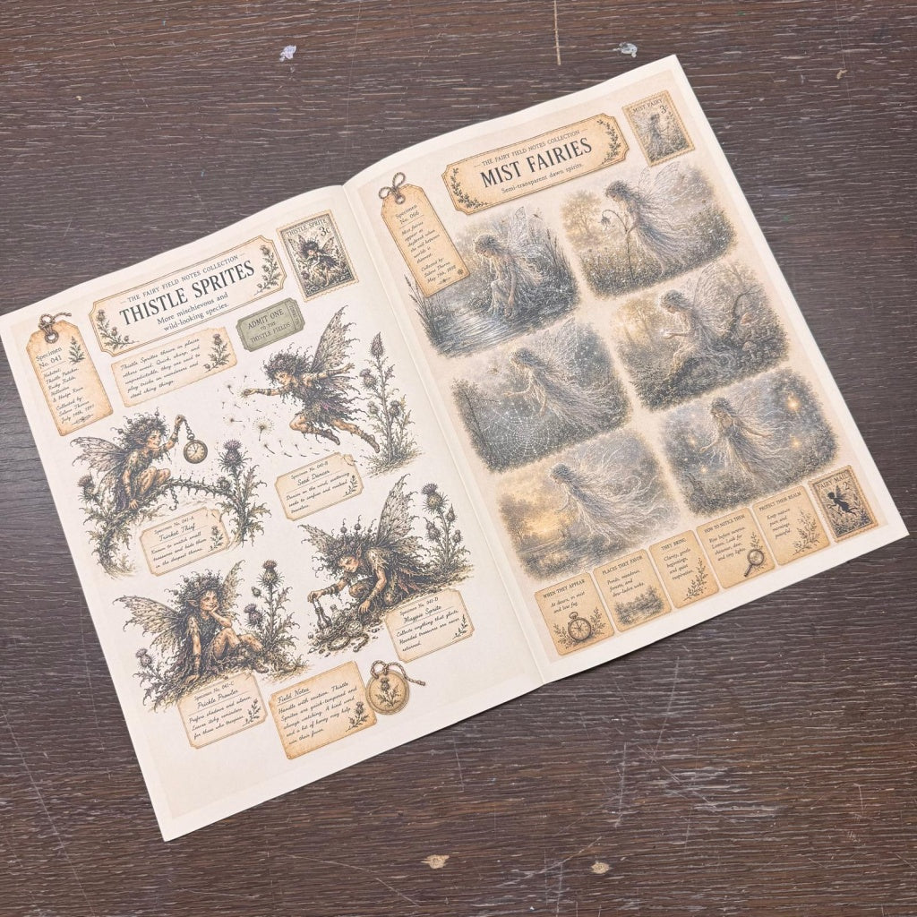 Fairy Fantasia Paper Book - A4