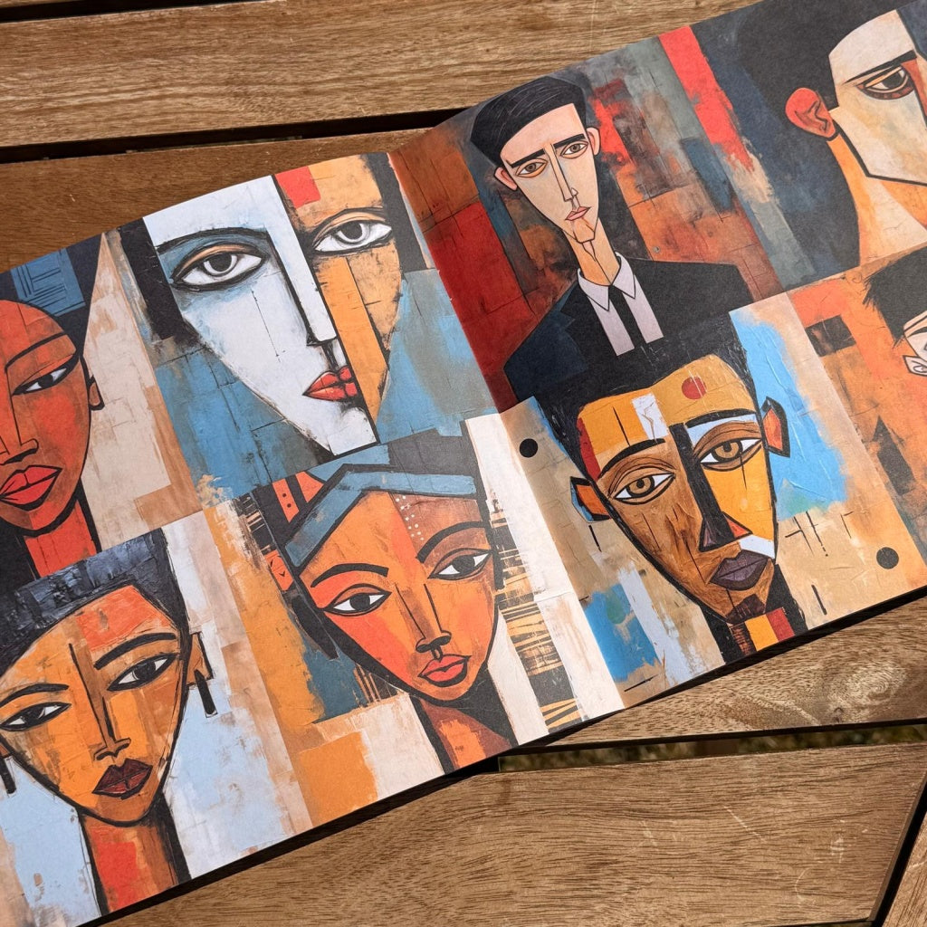 Small Faces Paper Book - 8" x 8"