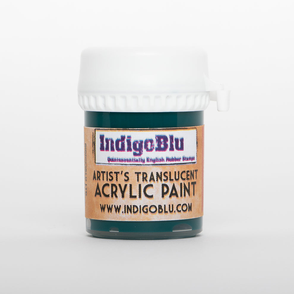 Artists Translucent Acrylic Paint - Teal for Two (20ml) – IndigoBlu USA