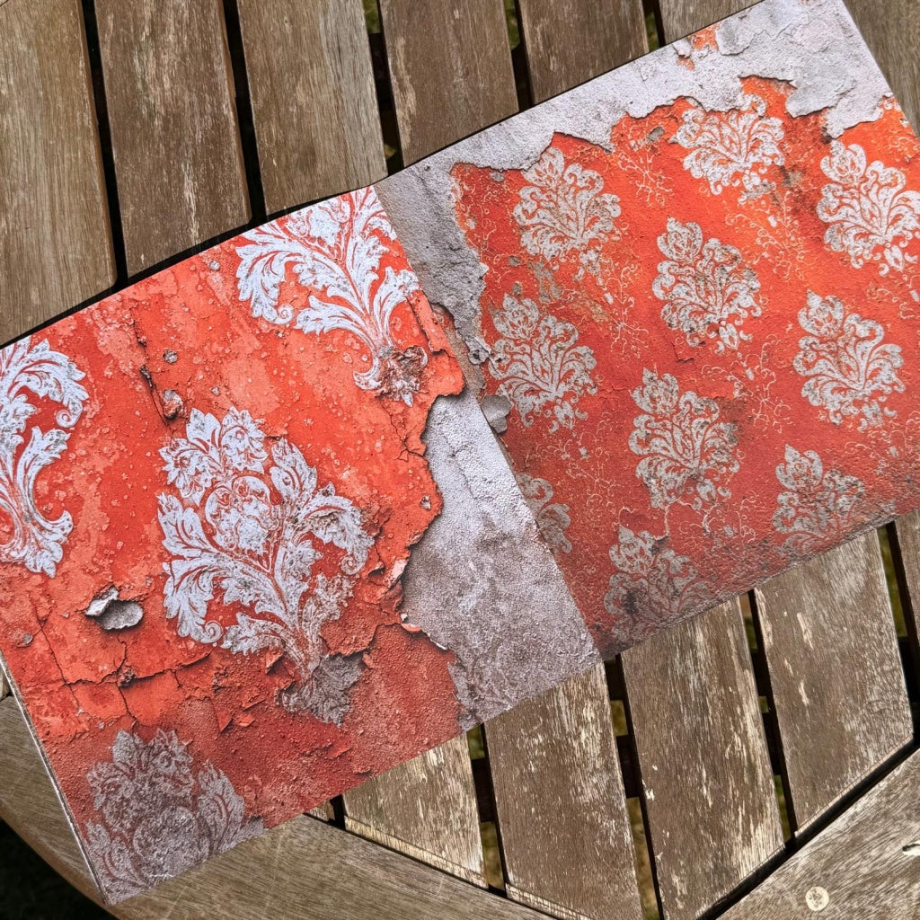 Delicious Damask Paper Book - 8" x 8"