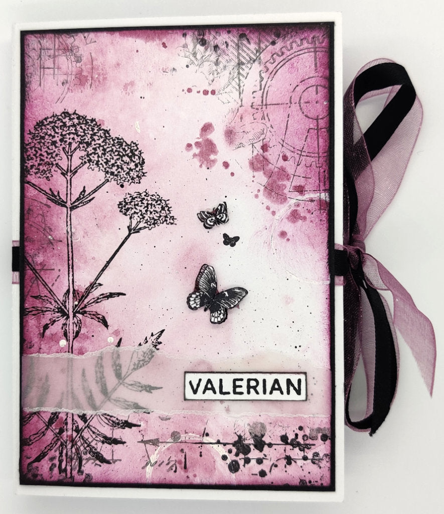 The Botanist A5 Red Rubber Stamp