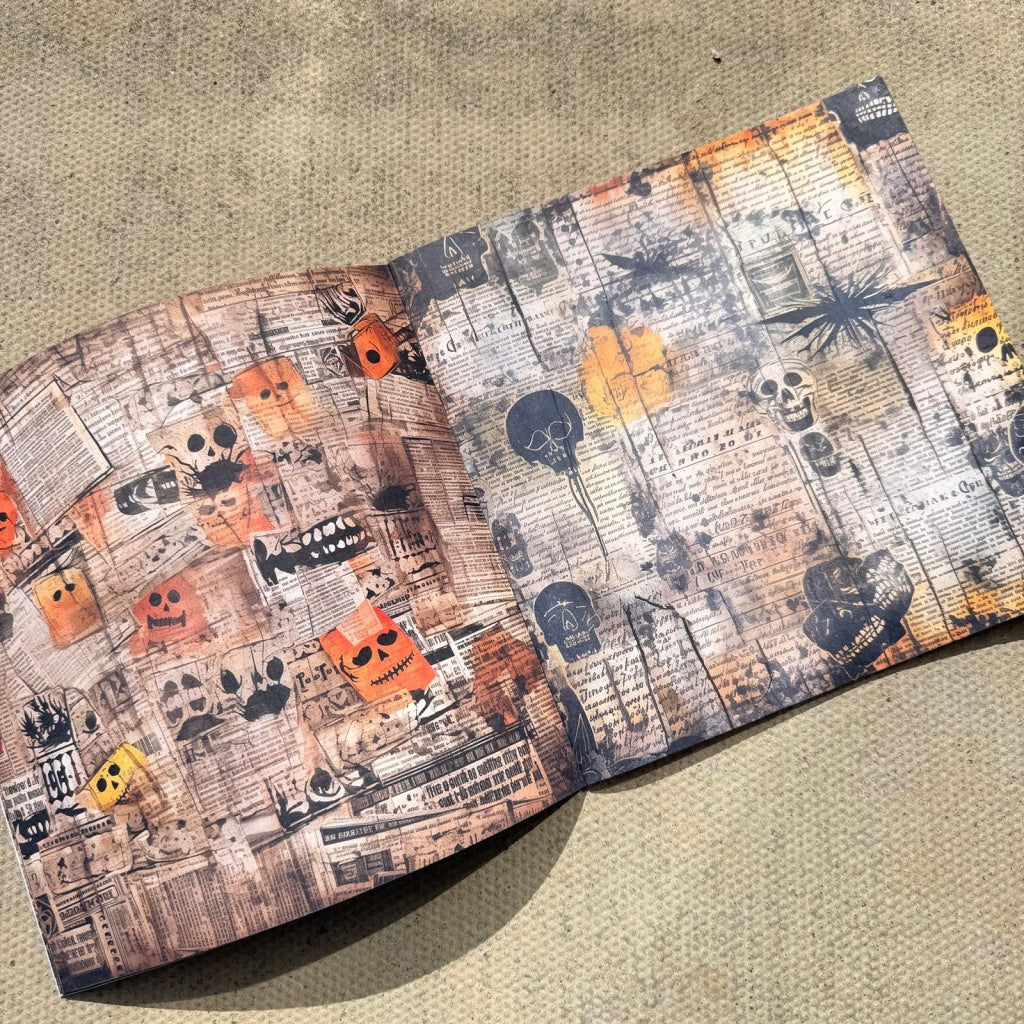 The Creepsville Gazette Paper Book - 8" x 8"