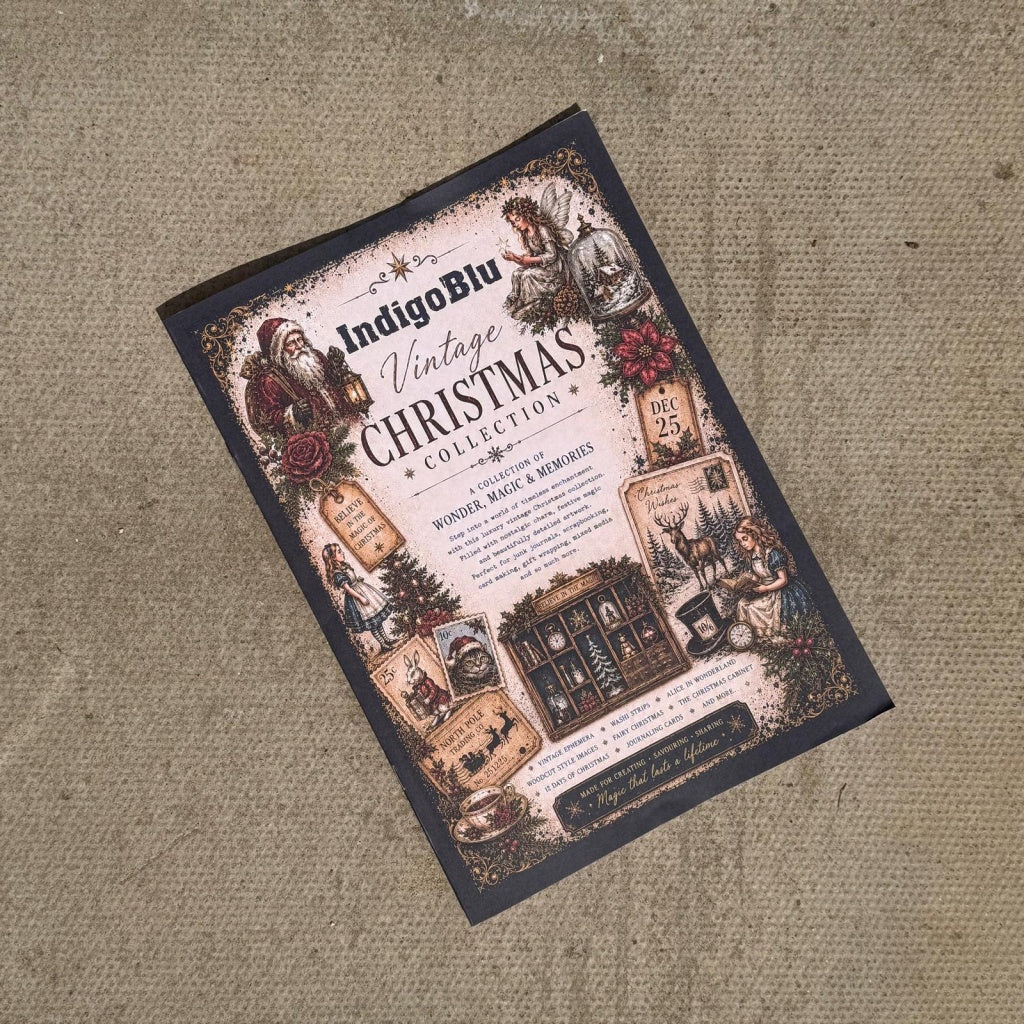 Vintage Christmas Collection Paper Book - A4