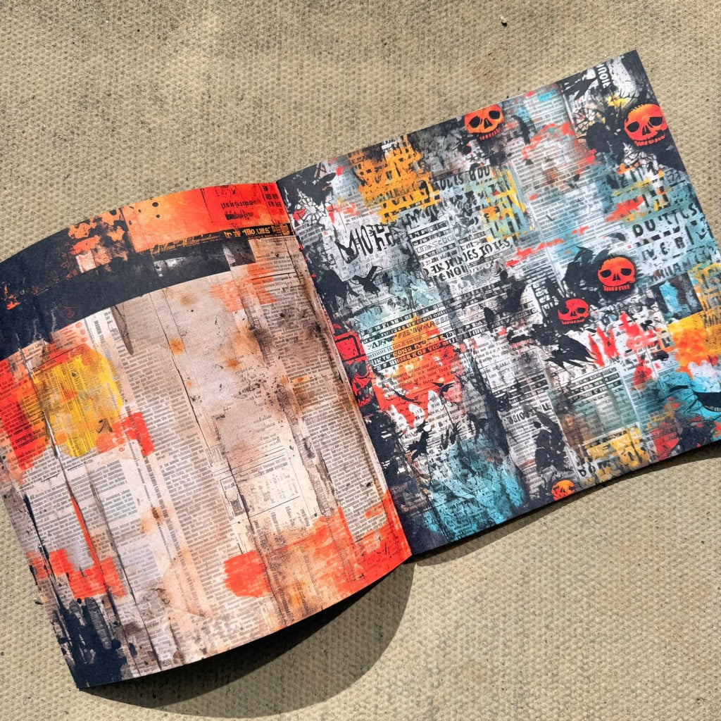 The Creepsville Gazette Paper Book - 8" x 8"