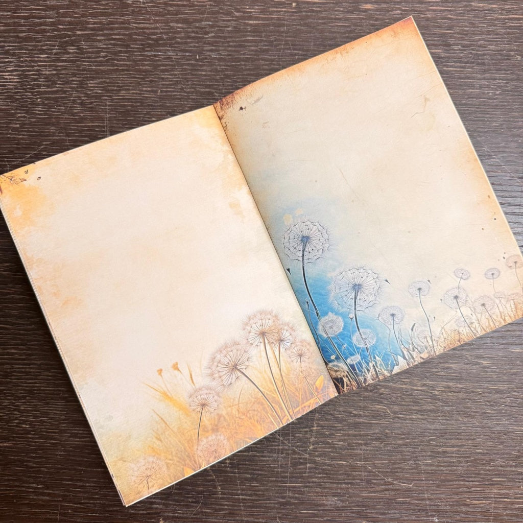 Dandelion Heads Paper Book - A5
