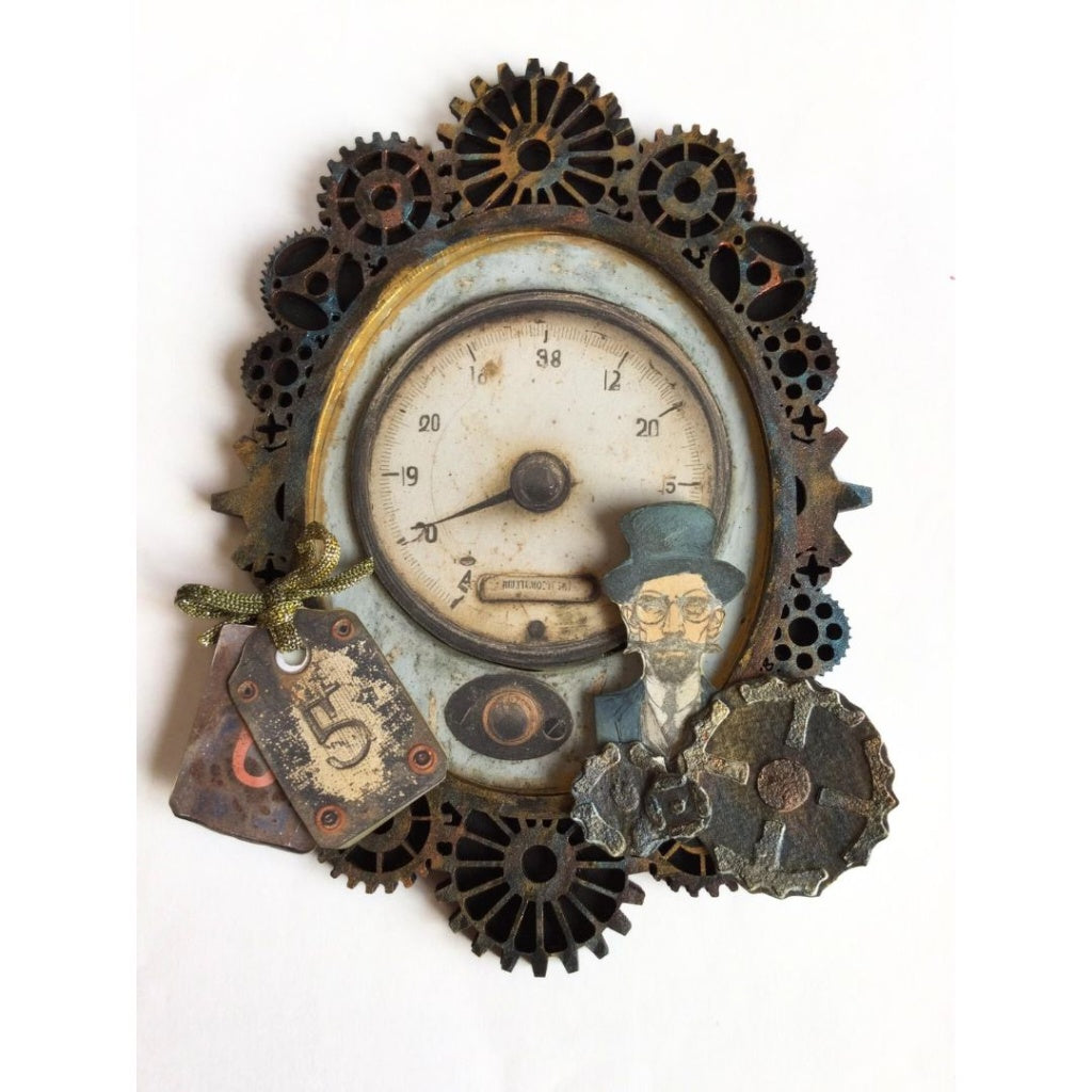 Mr Mister A6 Red Rubber Stamp