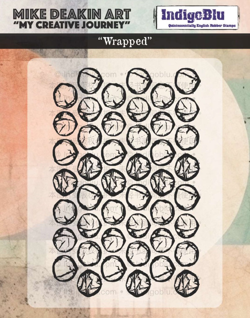 Wrapped Solo Red Rubber Stamps