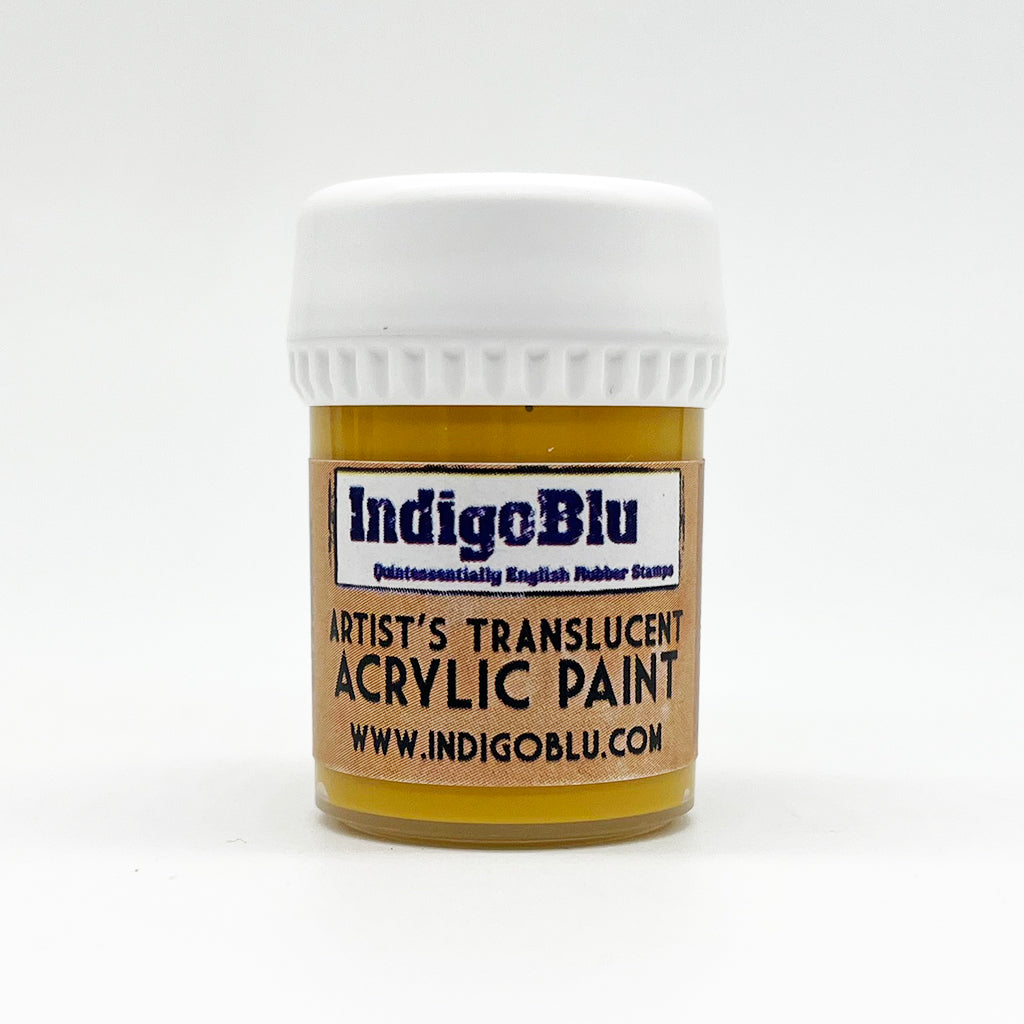 Translucent Yellow Artists Translucent Acrylic Paint - Yellow Ochre (20ml) – IndigoBlu USA