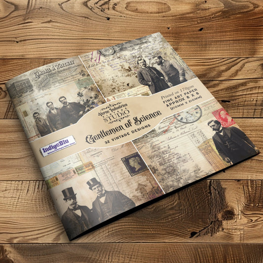 Gentlemen of Science Paper Book - 8" x 8"