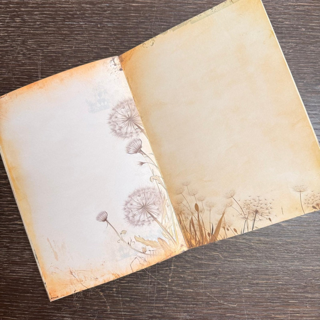 Dandelion Heads Paper Book - A5