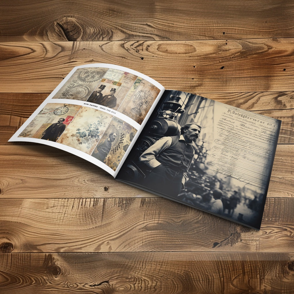 Gentlemen of Science Paper Book - 8" x 8"