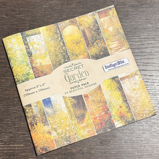 Secret Garden Paper Book - 8" x 8"