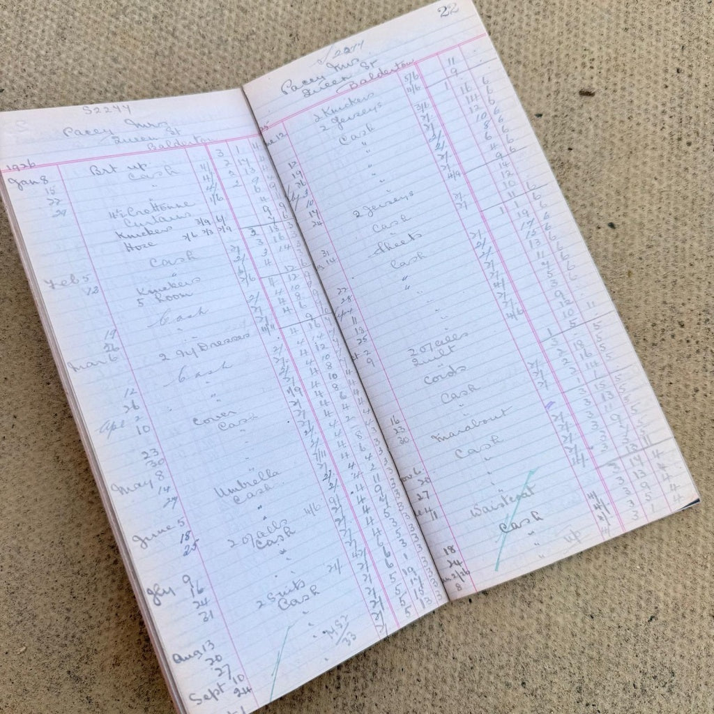 Small Ledger Paper Book - DL