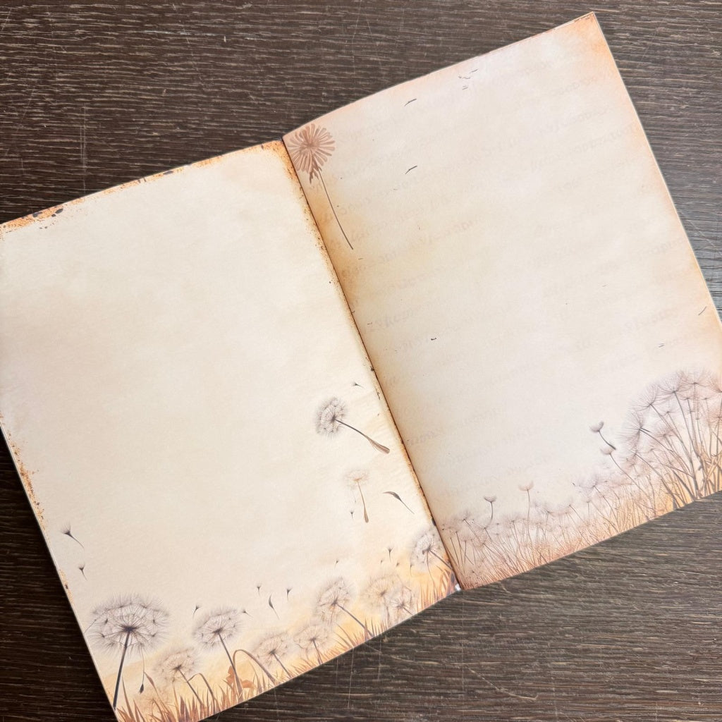 Dandelion Heads Paper Book - A5