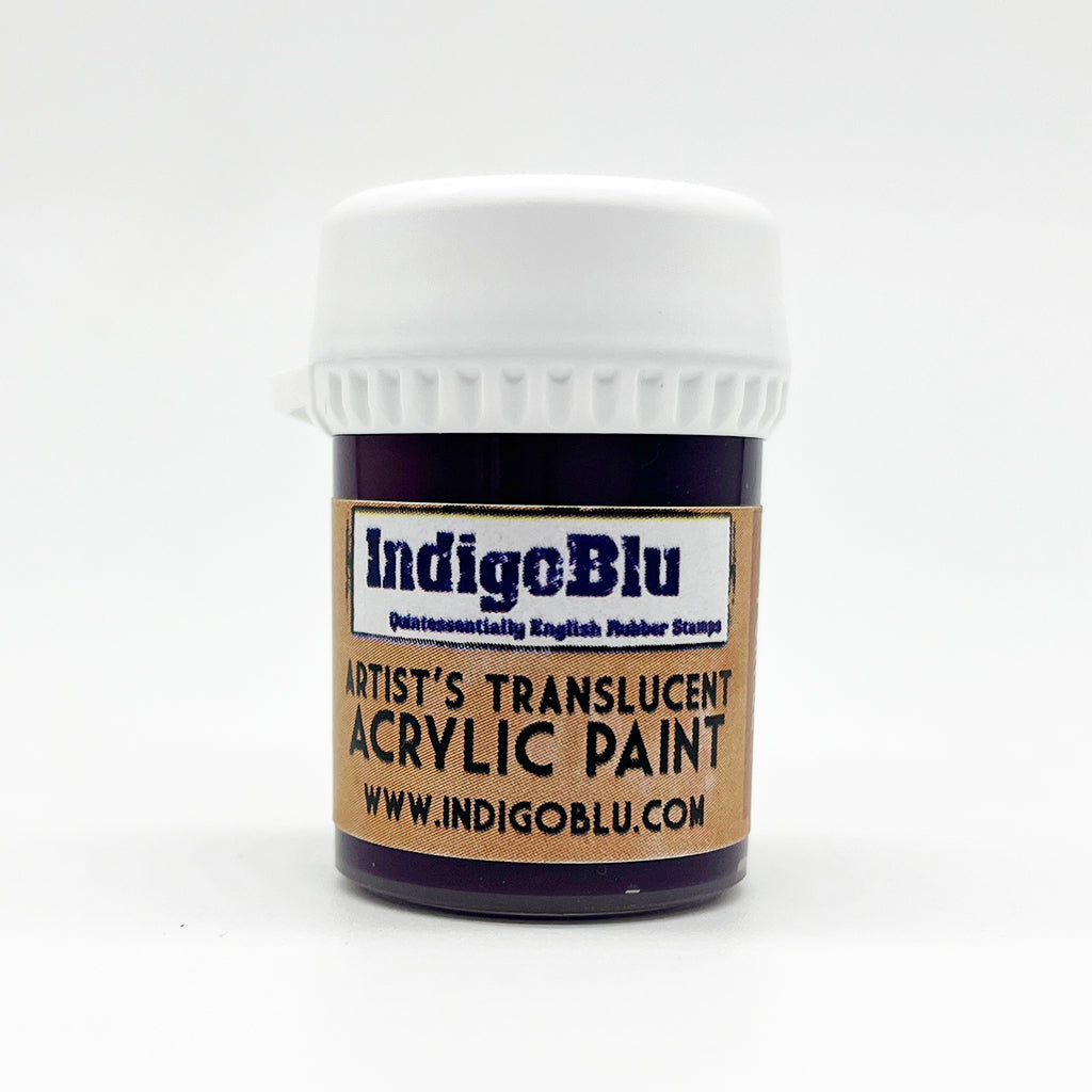 Artists Translucent Acrylic Paint - Roman Purple (20ml) – IndigoBlu USA