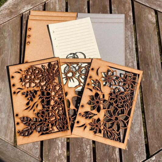 Woodology - Floral Notebook - Pack of 3